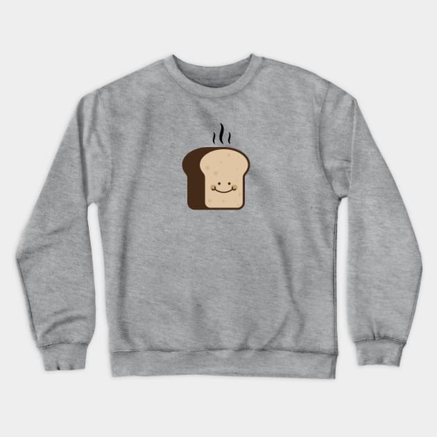 Happy Toasty McToasty Crewneck Sweatshirt by reddprime